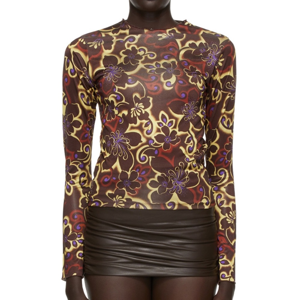 GIMAGUAS Floral Long Sleeve Top